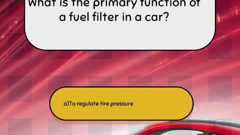 Part 9 Intermediate Car Engine Quiz Question