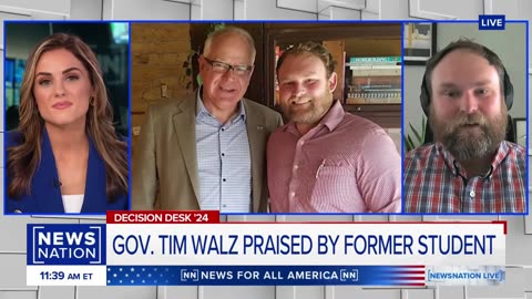 Former student praises 'favorite teacher' Tim Walz | NewsNation Live