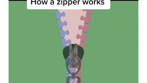 How a zipper works