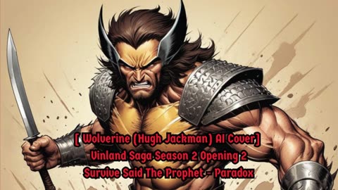 [Wolverine (Hugh Jackman)/AI Cover] Vinland Saga Season 2 OP 2 | Survive Said The Prophet - Paradox