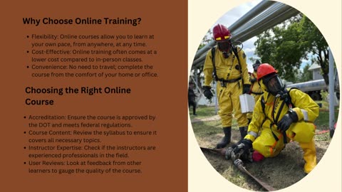 dot hazmat training online