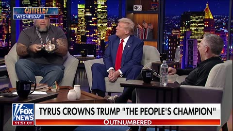 Tyrus crowns Trump 'The People's Champ'