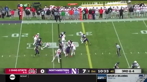 Ohio State at Northwestern _ Highlights _ Big Ten Football _ Nov. 5, 2022