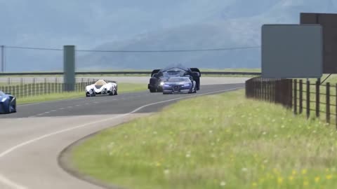 Batmobile vs Hypercars at Highlands