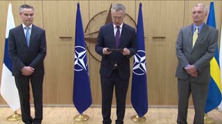 Finland, Sweden submit application to join NATO