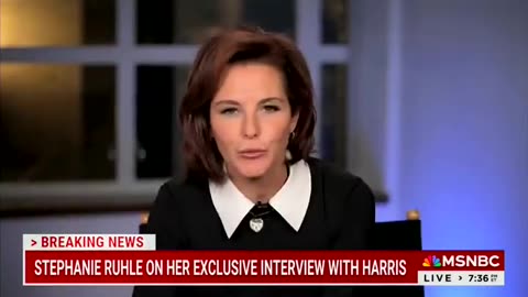 MSNBC Anchor Makes Excuses for Harris Not Giving 'Clear and Direct Answers' in Interview