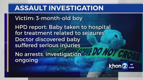 HPD open assault investigation on injured baby boy