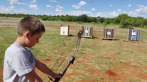 Young archers aim is true