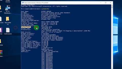 Window Server 2019 Setup