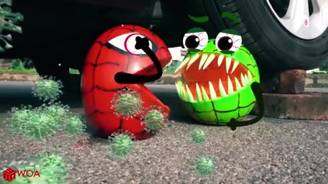 Experiment Car vs Hulk, Watermelon, Cocacola| Crushing Crunchy & Soft things by Car | WOA Doodles