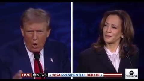 Debate clips Trump Harris