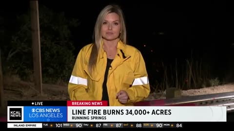 Line Fire swells past 34,000 acres; arson arrest made in San Bernardino County