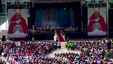 Pope Francis celebrates Mass on Canada apology tour