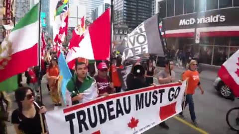 Walk with Toronto Freedom Rally - Iranians Join - World Wide