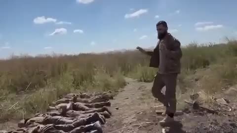 Kursk Combat Footage of Russians being captured inside the trench