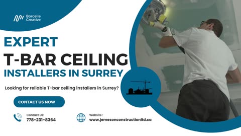 Surrey's Trusted T-Bar Ceiling Installers | Fast & Affordable Services