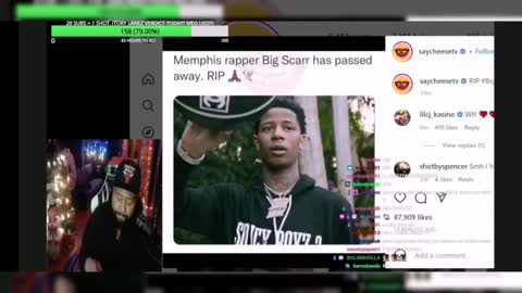 RIP Big Scarr! DJ Akademiks reacts to 1017 Rapper Big Scarr passing away!