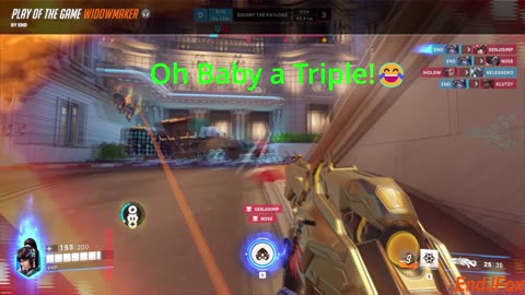 Oh Baby a Triple! Widowmaker's Best Moments in Overwatch