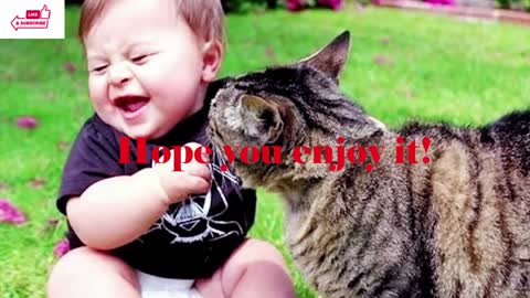 Cutest Babies Play With Dogs And Cats