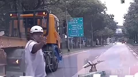 Grab rider challenges driver to show him how to pedal fasterin Sengkang