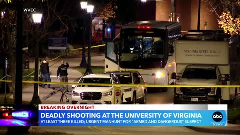 3 killed in University of Virginia shooting, suspect at large l GMA