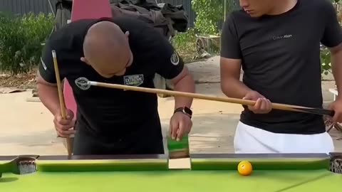 Funny snooker.