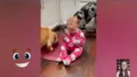 Adorable Babies Playing With Dogs Compilation - Funny Baby And Dog Videos || Just Gadgets742