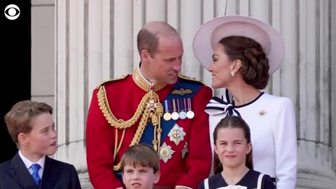 Princess Kate attends Trooping the Colour, her first public appearance in months CBS News