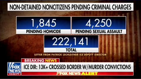 Shocking ICE Data: Thousands of Criminal Non-Citizens on the Loose