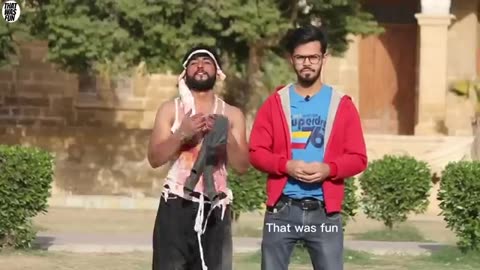 funny pagal prank psycho guy prank @thatwasfun2