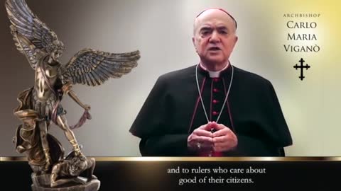 Archbishop Carlos M Vigano calling on the world to rise up against global totalitarianism