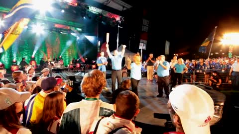 Torch Handoff - 2013 Canada Games Closing