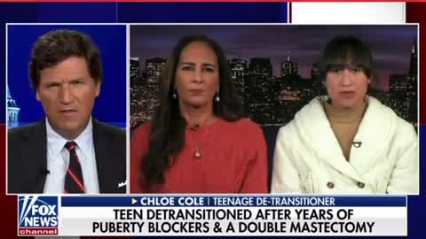 Detransitioner Chloe Cole Speaks to Tucker on Medical Malpractice