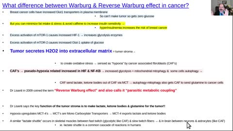 What difference between Warburg & Reverse Warburg effect in cancer?