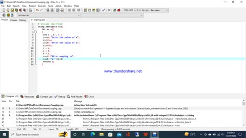 Swaping Method In c++