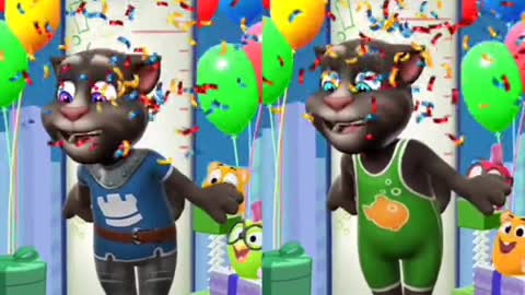 🎉 Happy Birthday 🎂 My Talking Tom 2 🎈 Fr Tom