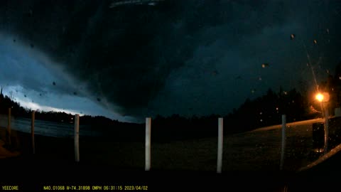 Giant Funnel Cloud In Lakehurst