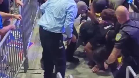 A Deranged lunatic tried to breach security at get to President Trump at a Rally in Pennsylvania.