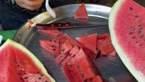 🇮🇶 Watermelon King in Iraq Street Food Market