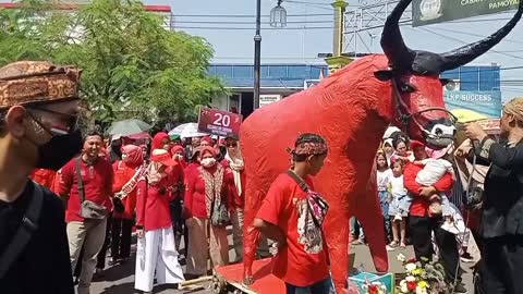 Carnival celebration in cianjur 2022 Indonesia