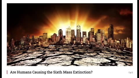 WHEN THEY TELL YOU ITS TIME FOR A MASS HUMAN EXTINCTION YOU SHOULD PROBABLY START PAYING ATTENTION