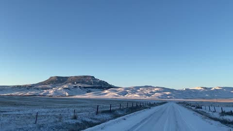 Cold, Beautiful Morning in Big Sky Country