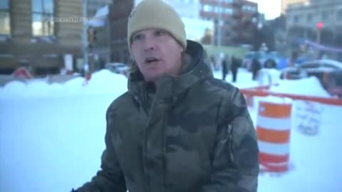 Protesters in Ottawa are being arrested by Canadian police.