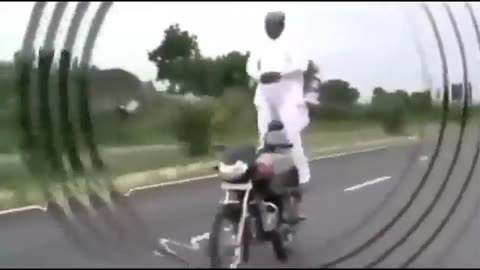 Dangerous activities on motorcycle