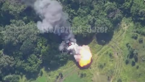 💥 Massive Fireball: Ukrainian Krab SPG Hit by Lancet Drone | RCF