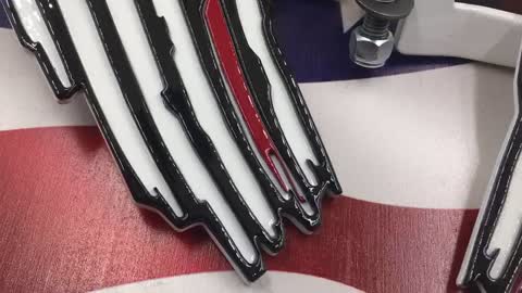 Redline tattered flag Jeep foot pegs