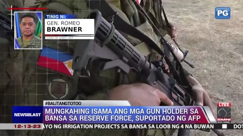 Mungkahing isama ang mga gun holder sa bansa sa reserve force, suportado ng AFP