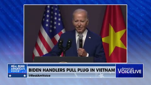 BIDEN HANDLERS PULL PLUG IN VIETNAM