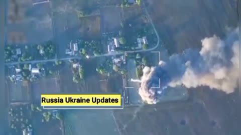 Russian artillery destroying five Ukrainian Armed Forces trucks.