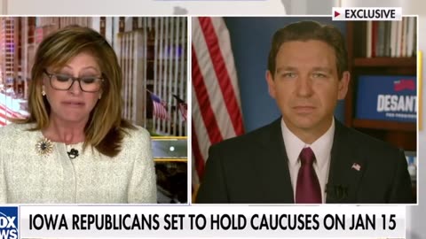 Ron DeSantis awkwardly Laughs when Asked about his Failing Campaign